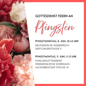 Mehr über den Artikel erfahren Pfingsten verbindet