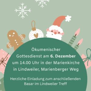 Mehr über den Artikel erfahren Gottesdienst zum 2. Advent mit unserem Chorprojekt