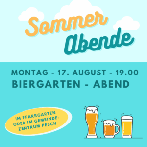 Mehr über den Artikel erfahren Biergarten-Abend